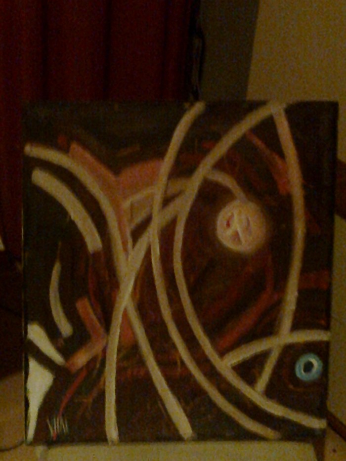 Cacophonia-Oil on canvas by AV.