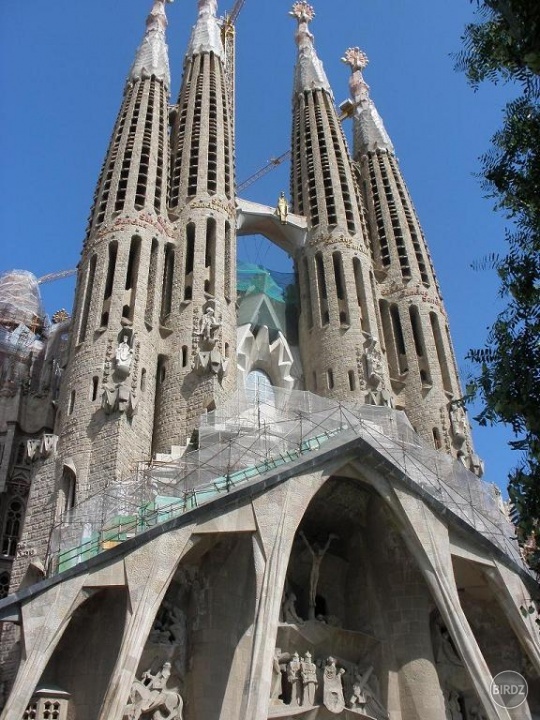 Španielsko - Barcelona - Sagrada Familia - Fasáda utrpenia