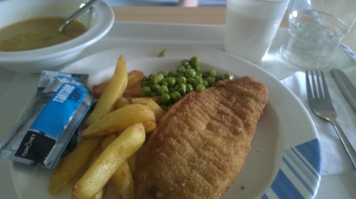 fish and chips (nemocnicne)