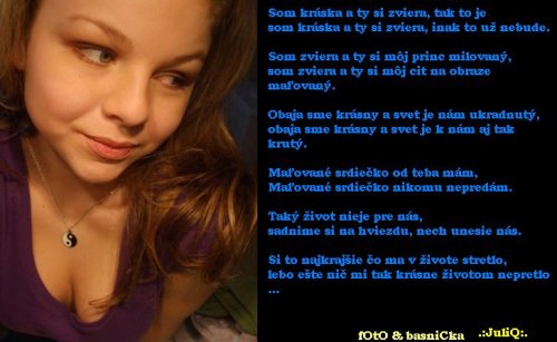 Kraska a zviera...kedze vela ludi, aj tu na Birdzi necita blOgy, ale len pOzera fotky, rozhOdla sOm sa pre takuto alternativuu:)