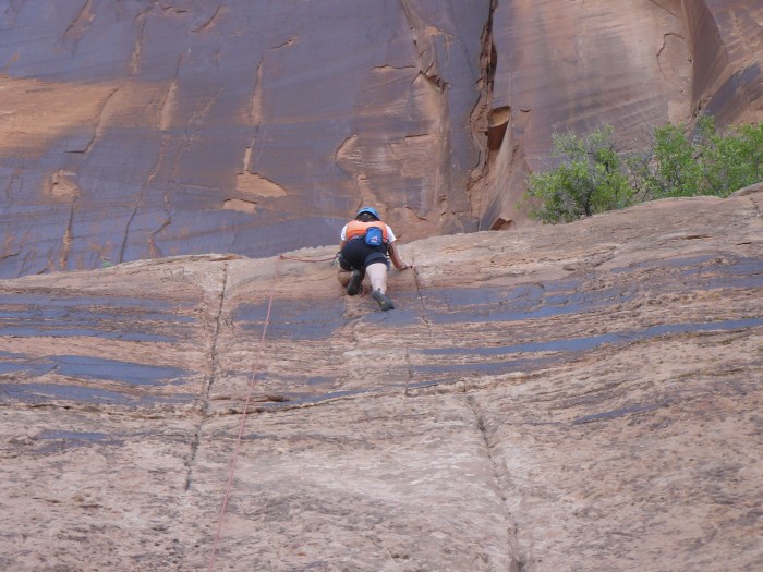 Sme liezli, Utah- Wall Street Climbing