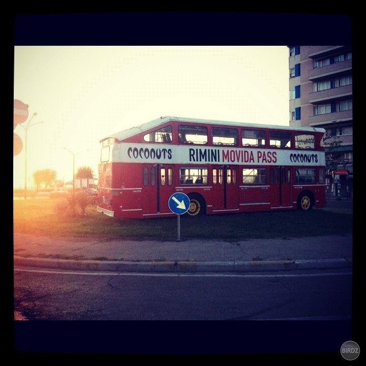 Rimini - bus stop 14 Coconuts bus 