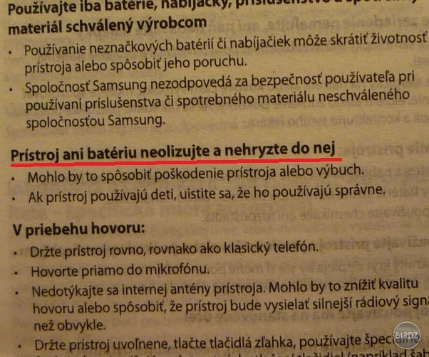 som si dnes kupila novy mobil, zvacsa manualy necitam, ale toto ma dostalo