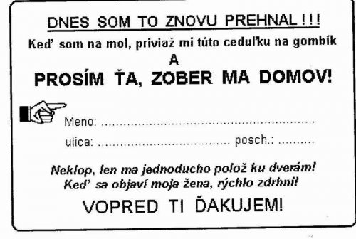 niečo pre milovníkov alkoholu, ak by ste to náhodou prehnali :)