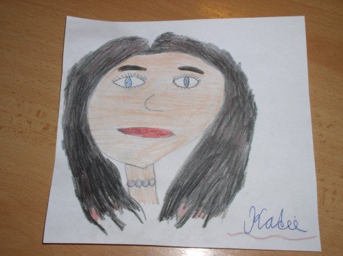 Keď sa Katie nudí,tak kreslí :) 