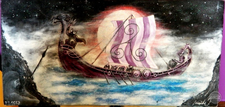 Viking boat (65x32,5cm),cena:140€ resp. dohodou...