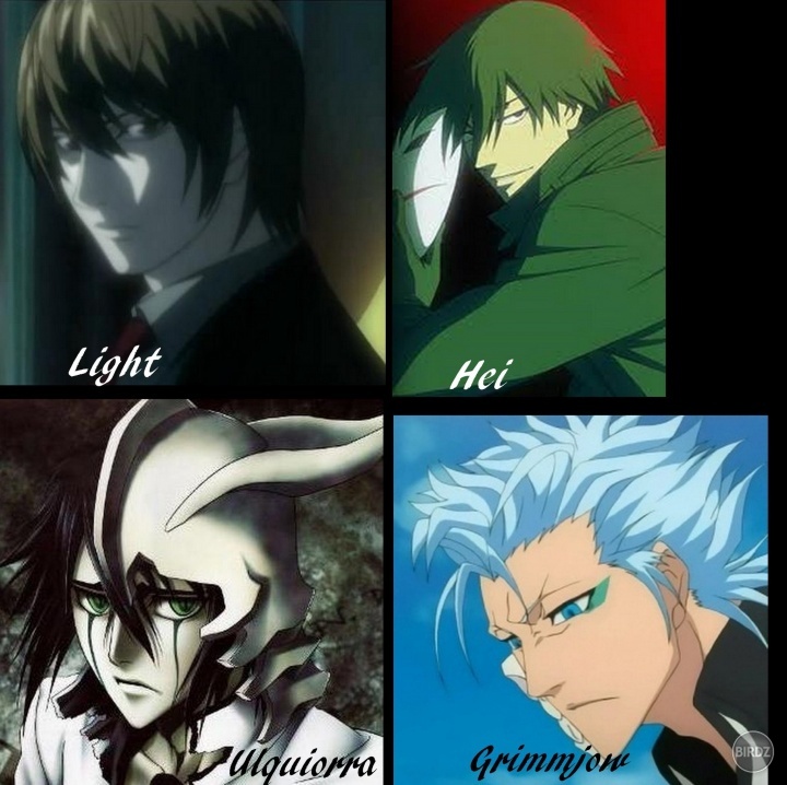 Anime ksichty! Kira, Hei, Ulqui a Grimjo.