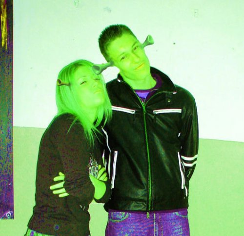 no nedaj to sem, Shrek a Fionna :D 