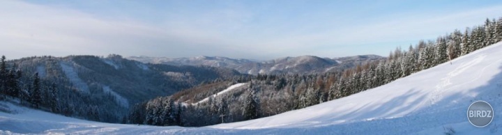 panorama z Lysej na Cergove - vychod SR, ak by ste nevedeli :)