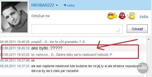 akože... ono toto vôbec nesúvisí s tým, že študujem slovenčinu... ale... proste.. keď sa mi toto stalo, tak som len čumela na obrazovku na to, AKO je toto možné? :DDD.. :-O :D