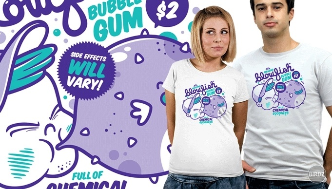 Tom Pearson alias TAP je autorom dizajnu Blowfish Bubblegum http://www.loviu.com