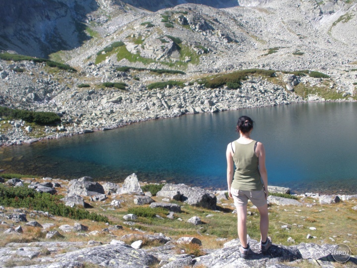 Čučím si na Batizovské pleso