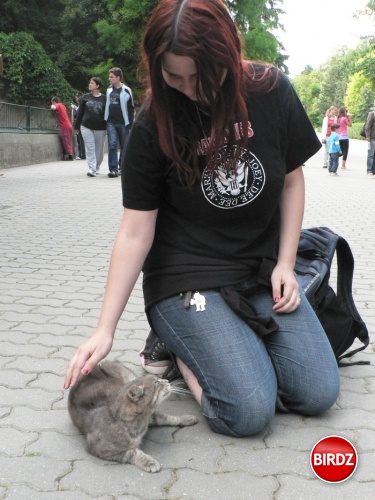 Ja a mačička v ZOO:D