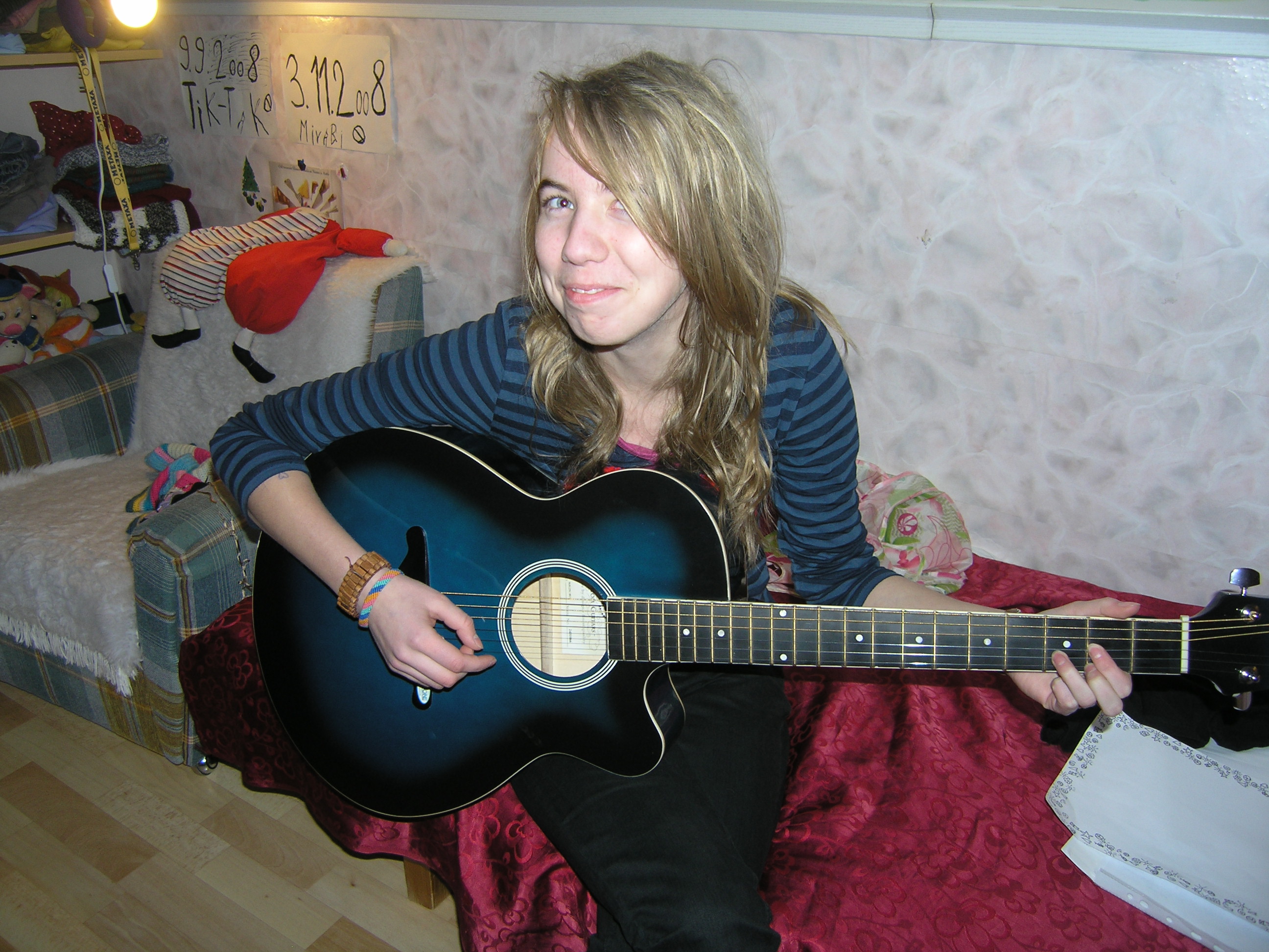 moja gitarka:)