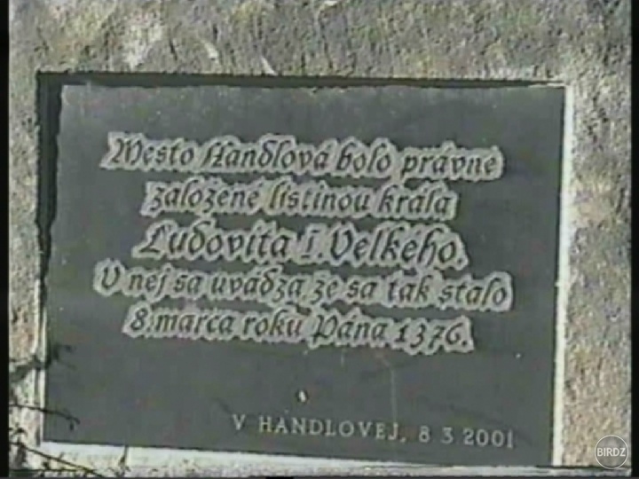 ZÁKLADNÝ KAMEŇ O ZALOŽENÍ MESTA