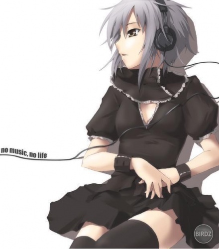 Music=life :) anime girl