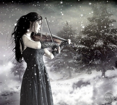 From DeviantArt, winter´s cry by WCS Wildcat. Husle, hudba, ticho, zima. Niet čo dodať.