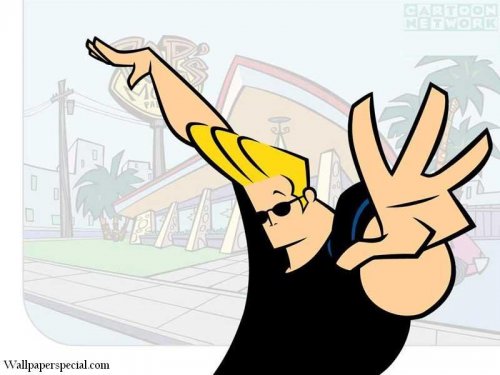 Johny Bravo a jeho typická póza :D