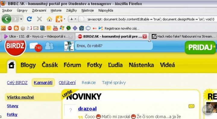 Hack nebo fake?
