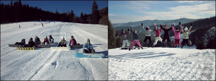 Yeah bandička! :) piraňky, kočky, baby...a neviem ako to ešte nazvať :) jeden z najlepších týždňov môjho života :) slnko,hory,snowboard,oddych,ťažké zliezanie z postele..chýba mi to ♥