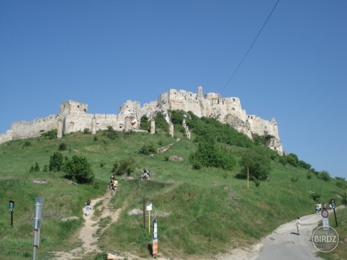 Spišský hrad z vonku