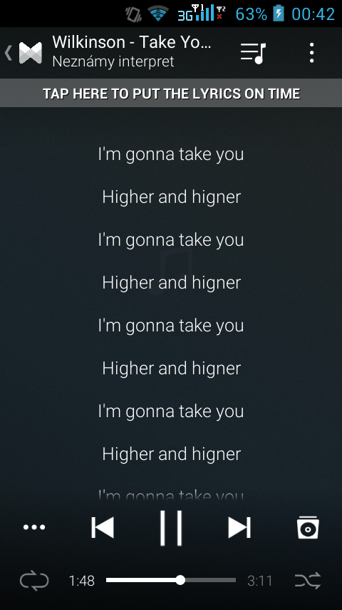 I'm gonna take you higher and higner :D
