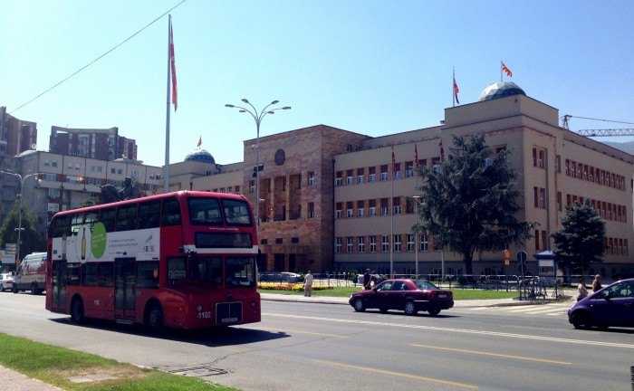 Eurotrip - kto by to bol povedal, ze v Macedonsku clovek narazi na double deckre?