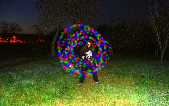 Strobe Led POI doma :D teraz sa sporí na ohnivé :D 