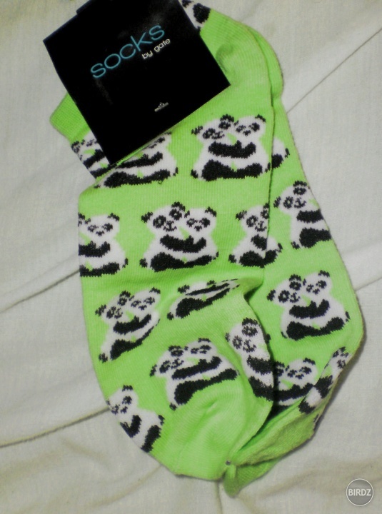 ó moje drahé pandie ponožky <3 :D