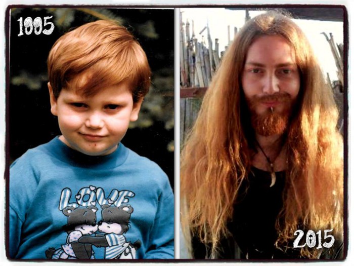A takto ide čas.. Presne 20 rokov je medzi dvoma fotkami. Podla mna som sa moc nezmenil.. :D