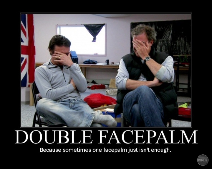 ked jeden facepalm nestaci