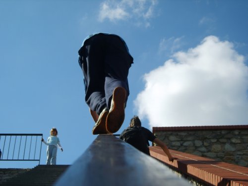 Le parkour, cat balance...A zadoceeek :-D