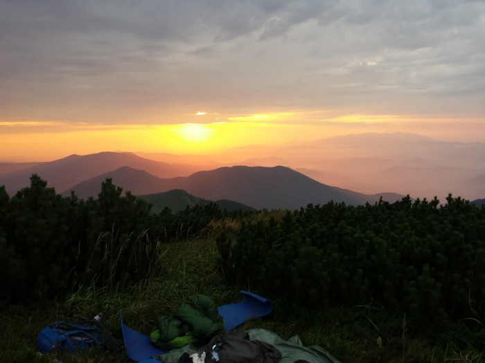 v noci Perzeidy a ráno takýto sunrise :) co viac si priat