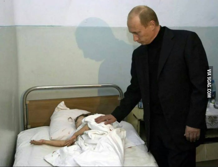 Putin ako vysáva životnú energiu nevinnému dieťaťu
