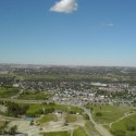 výhľad z mostíka na Calgary