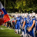 Priateľský zápas v americkom futbale medzi reprezentáciami Slovenska a Slovinska sa skončil 24:30 v neprospech našich hráčov.