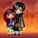Tobi a Lina ^^ pastelky + photoshop
