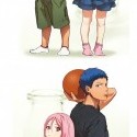 Aomine a Momoi :3