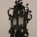 Červený kameň - lampa