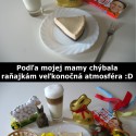 Proste spravím si vanilkové latte, cheesecake, že dám si kúsok kinder čokolády a odhryznem z LINDT zajaca a toto?! :D