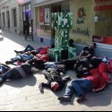 Dnes creeper flash mob v KE :DDD brutalne bolooo n_n ...