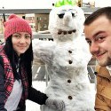 Siblings & Snowman ^_^