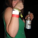 pravá festivalová podla @yolis : vodka, kofola, lesklé oči a srandy kopec :D a reflexný náramok!