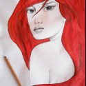 Tak som sa znova odhodlala hodiť niečo na papier :) predloha je z netu, nie je to tak celkom z hlavy, ako inak :D