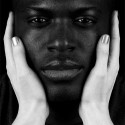 black and white