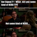 Leonard, the king of nerds