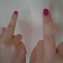 Have the same nail polish and fuck everything.