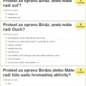 Protest výber vol.1. Obsahuje šesť komentárov 