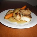 Braised chicken with mustard and celeriac puree
Kura na horcici s celerovim pyre