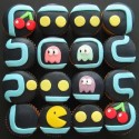 koláčiky v štýle pac man